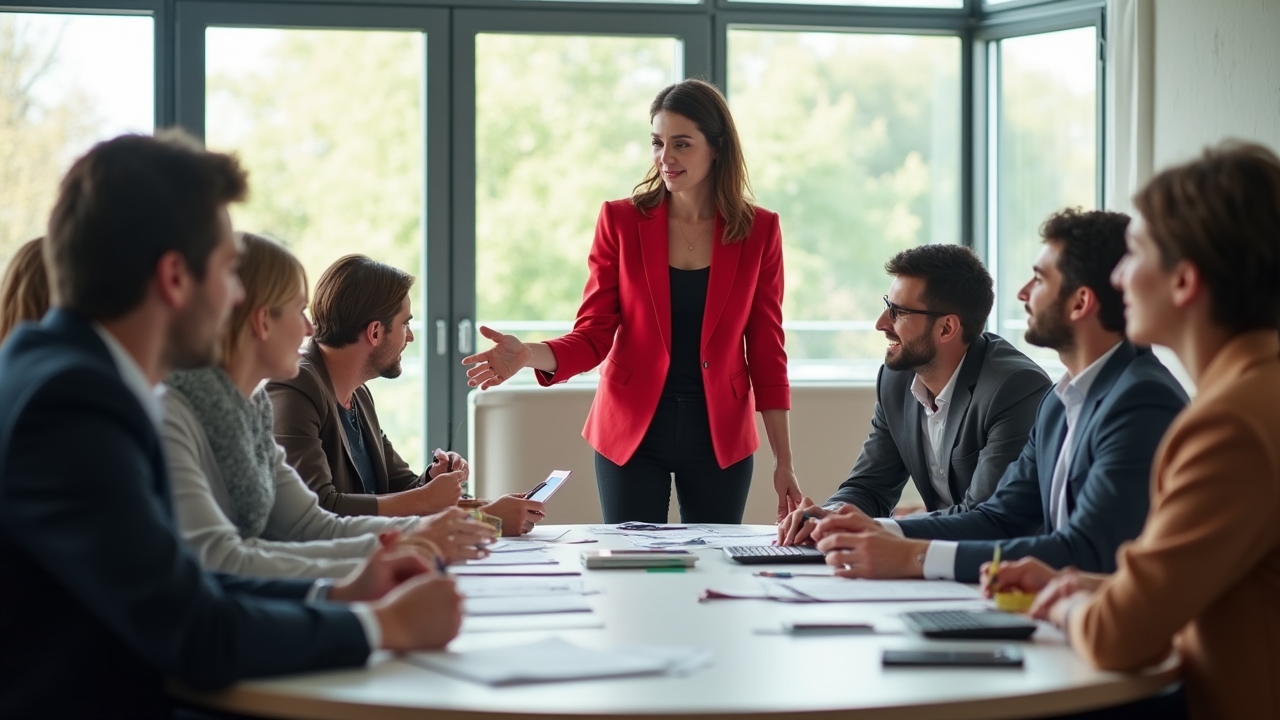 Предприниматели на семинаре